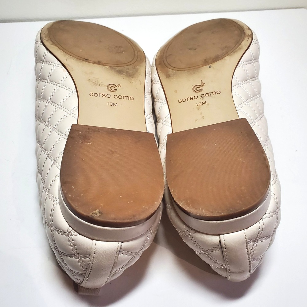 Corso Como Alanea Tapioca Quilted‎ Leather Loafers Flats Size US 10M - Picture 16 of 16